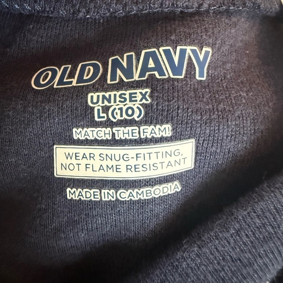 Old Navy white stars USA 4th of July gender neutral unisex large size 10 patriot - Picture 5 of 6